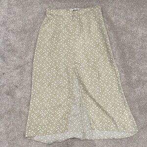Abercrombie & Fitch Sage Floral Maxi Skirt